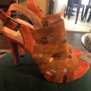 Vince Camuto Suede Platform Heels